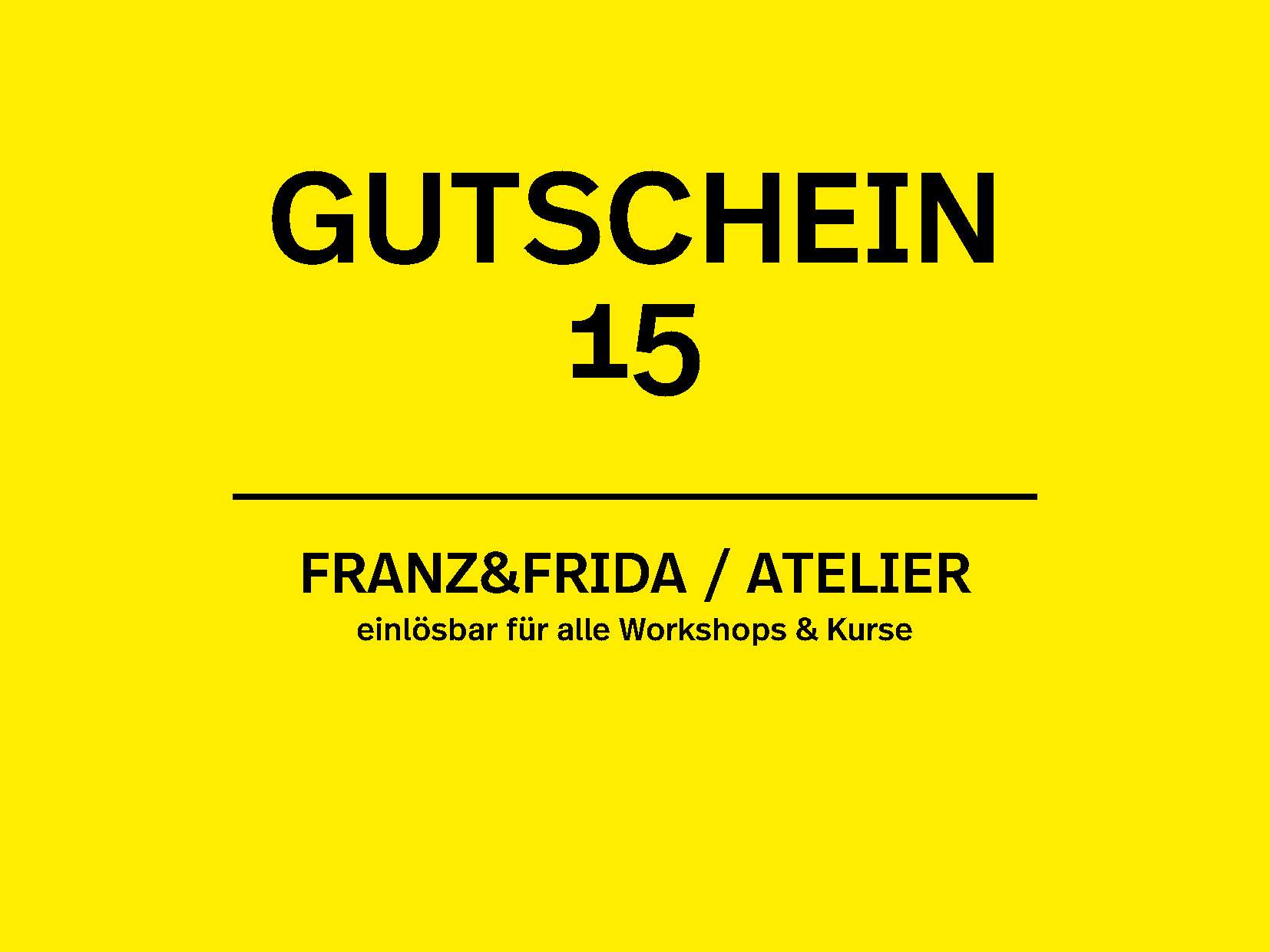 gutschein.15 Franz&Frida Atelier